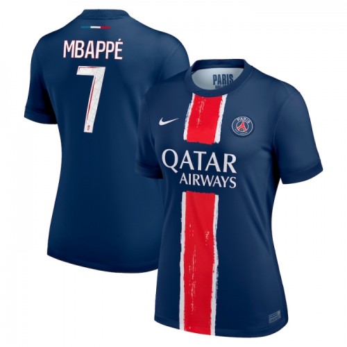 Ženski - Nogometni Dresovi Paris Saint-Germain Mbappé 7 Domaći 2024-25 Ženski - Nogometni Dresovi Paris Saint-Germain Mbappé 7 Domaći 2024-25